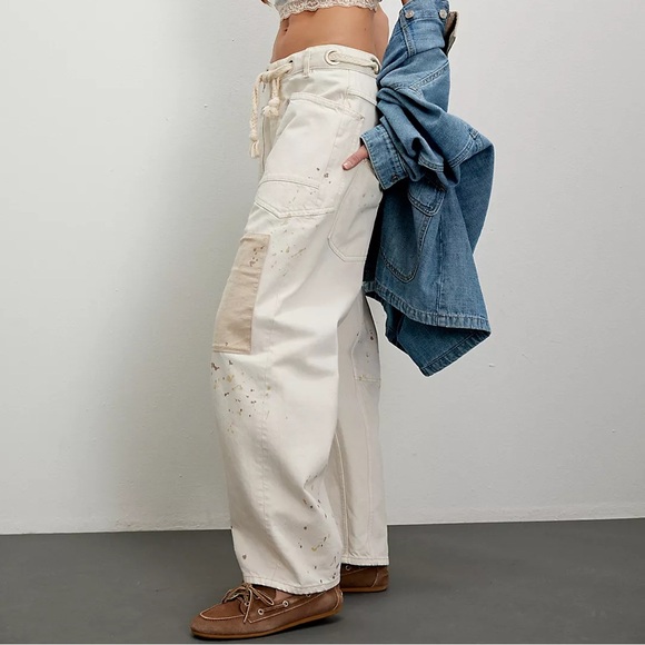 We The Free Moxie Pull-On Barrel Jeans - Picture 3 of 9